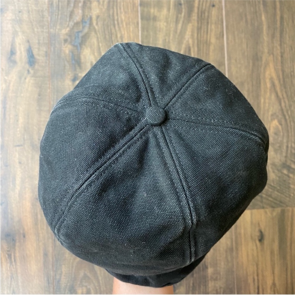 Carhartt Vintage Ear Flap Hat Black Size Large Quilted Interior - Picture 6 of 9